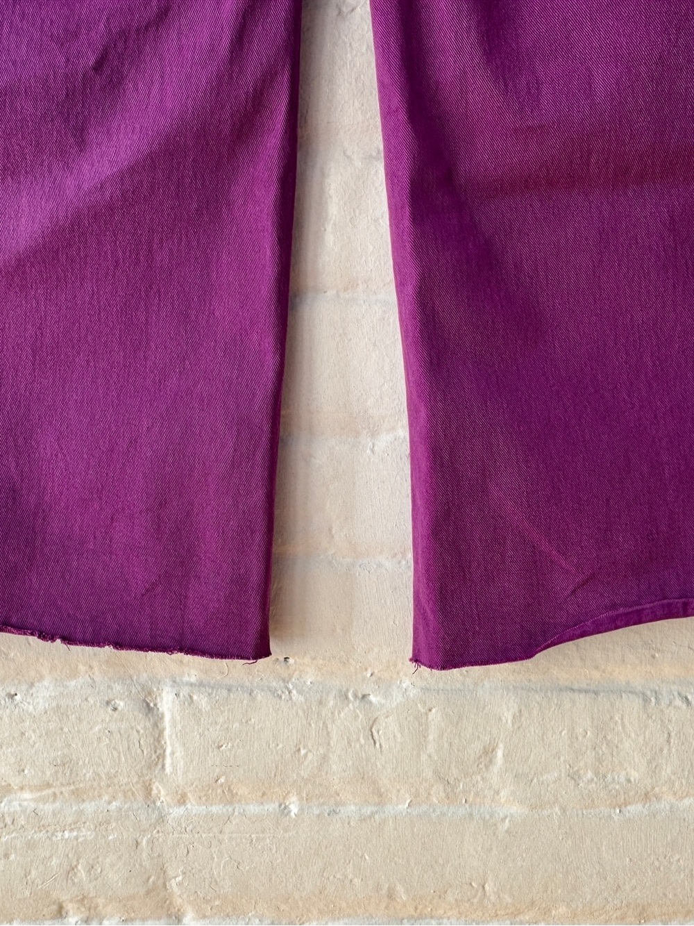 KUT from the Kloth Meg High Rise Wide Leg Jeans Purple Magenta - Picture 7 of 12